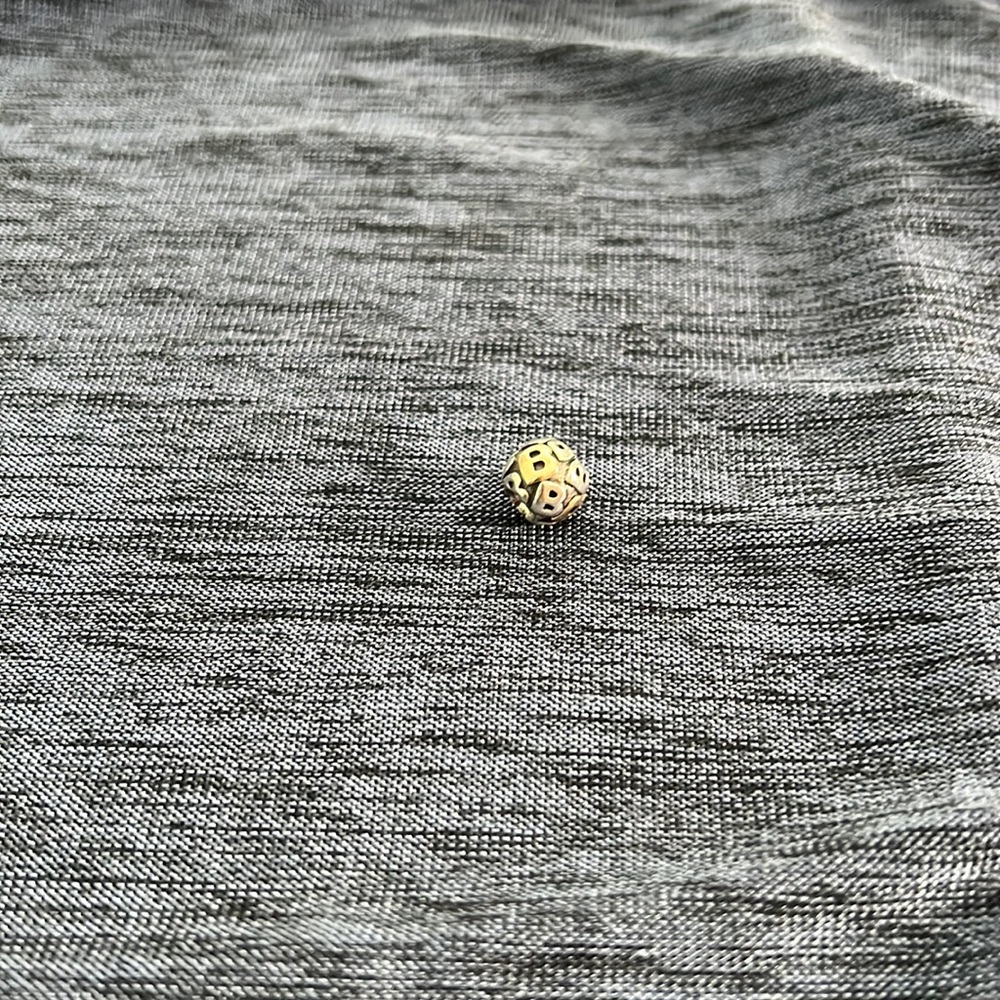 Pandora Letter B 2 tone charm